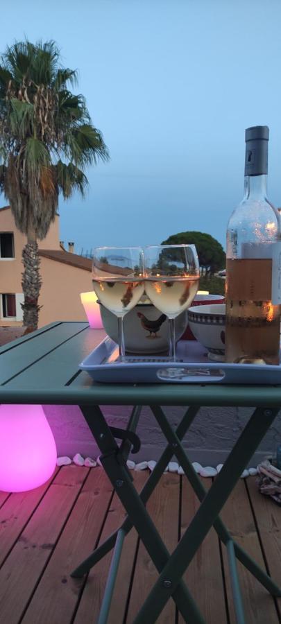 Suite Avec Tropezienne Vue Mer Hyères Exterior foto
